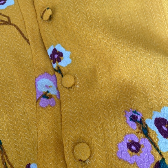 Free People Lost in You Yellow Floral Midi Dress - Picture 10 of 15